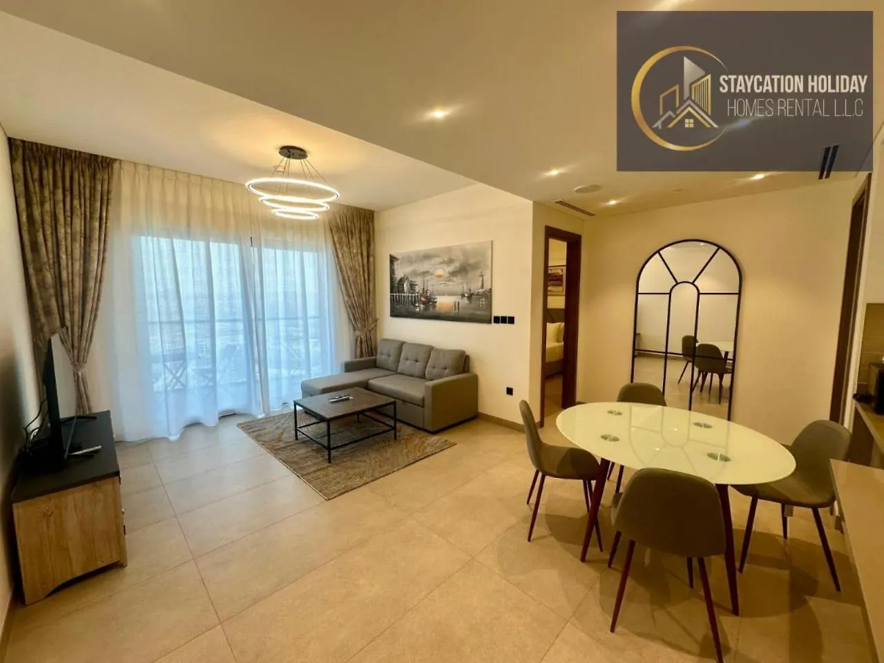 Stylish 1Br Lavish Living Waves Grande Apartment Dubai 0*,  United Arab Emirates