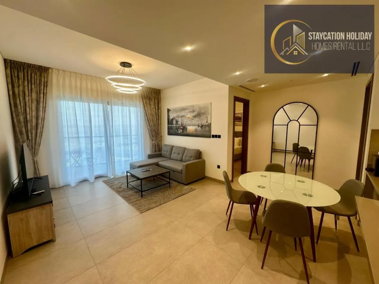 Stylish 1Br Lavish Living Waves Grande Apartment Dubai United Arab Emirates